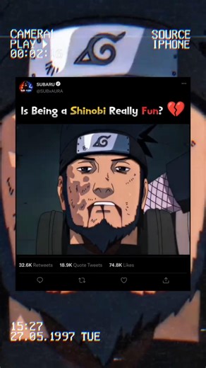 Is Being a Shinobi Really Fun? 💔 | Naruto edit
