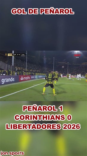 PEÑAROL GOAL | MAXI OLIVERA GOAL | Peñarol vs. Corinthians | 2026 Libertadores #Peñarol #Timão