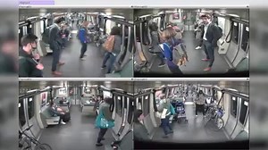 BART IS WATCHING: About six months after it came to light that BART has security cameras that were either dummies or weren't working, the transit agency revealed on Wednesday that by the end of the day every train car in the fleet is outfitted with working technology. This is a sample of what they’ll see. bit.ly/2s1MS0g | KTVU Fox 2