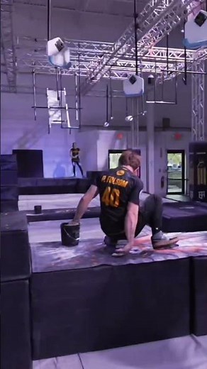 SPIN MOVE! 😱 #ninja #highlights #challenge #stunt #gym
