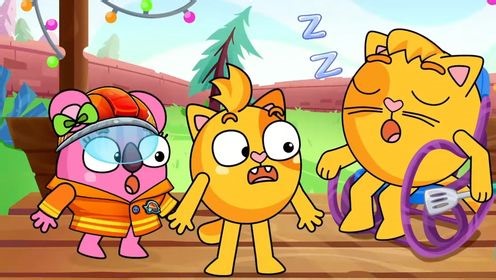 趣味动画：角色扮演学应对，助人无畏显担当，点亮童年正能量！