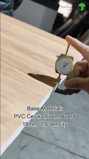 Laminated PVC Foam Board with Wood Grain Pattern | BOARDWAY #pvcboard #homedecor #buildingmaterials