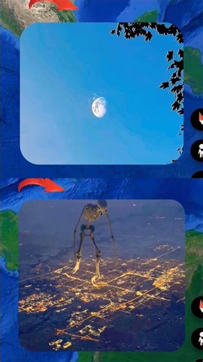 🔥 Top 2 Most Unique Giant Sculptures Caught On Google Earth 🌍! #shorts #findwouldexploring