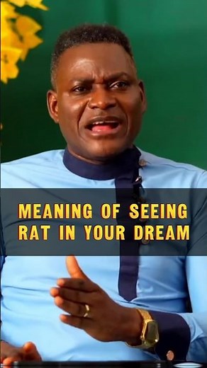 Meaning of Seeing Rat in Your Dream #dream #dreaminterpretation