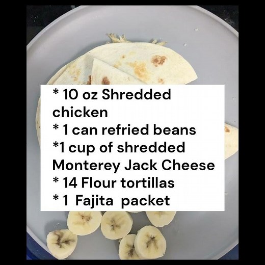 Cheesy chicken and bean quesadillas #budgetfriendly