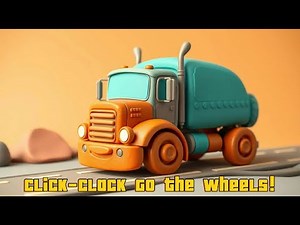 🚗🎵😄 Click-Clack Go the Wheels! – Vehicle Action Song for Kids! | LaguLaguAnakKecil 🌈✨