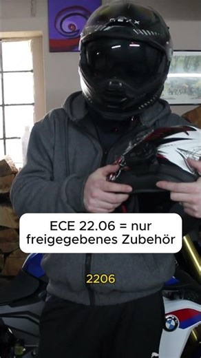 Motorcycle helmet: €250 fine in Luxembourg 🛑