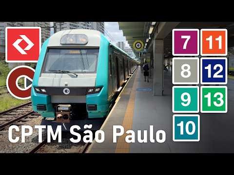 [4K] 🇧🇷 São Paulo Regional Rail | All the Lines