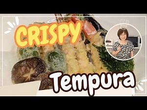Easy Tempura Recipe | Crispy Japanese Fried Shrimp & Vegetables