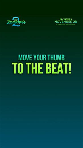 9.8K views · 197 reactions | Thumb workout ft. Zootopia! Experience #Zootopia2 only in cinemas this Friday. In English, Hindi, Tamil and Telugu. | Walt Disney Studios | Facebook