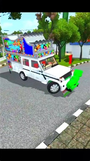 DJ WALA GAME 👑🔥😱 DJ PICKUP BUS SIMULATOR INDONESIA GAME #trending #viralvideo #shorts