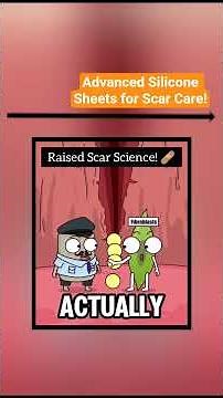 The Cellular Glitch Behind Raised Scars and Keloids Explained! 🔬🩹 #halthvideo