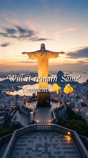 How I created " Christ The Redeemer" Ai Timelapse 🤯 #shorts #restoration #viral