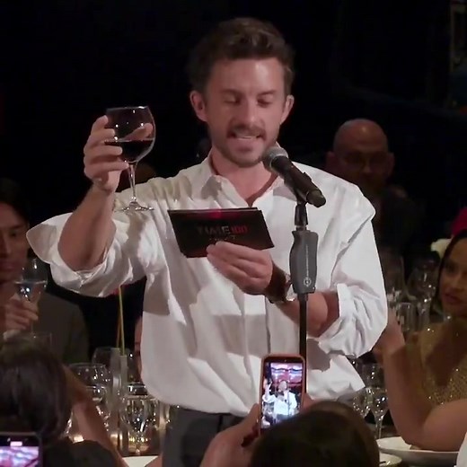 10K views · 776 reactions | Jonathan Bailey speech at the  Time100 Next Ceremony in New York City  Chelsea piers 30-10-2025. After party 睊 | Jonathanbaileyfanclub1988 | Facebook