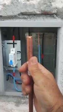 Tip for beginner electricians: installing a grounding rod in less than 3 minutes.