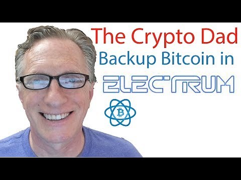 Backing up Your bitcoins using the Electrum Bitcoin Wallet