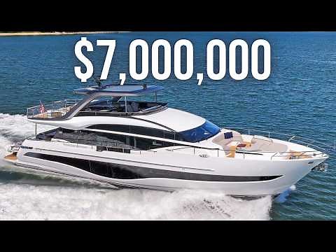 Inside a $7,000,000 Yacht | Princess Y85 SuperYacht Tour