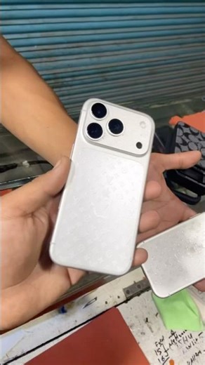 iPhone 17 pro transparent laminations wrapped #wrapping #amritsarvlogs