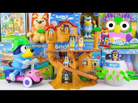 Bluey Toy Collection Unboxing Review 🌳 Bluey Adventure Tree House & Bluey Pop Up Game