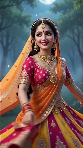 Radha Krishna's divine love brings peace, joy, devotion, blessings. ✨🙏 #love #song