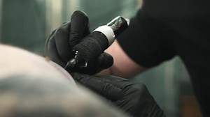 Tattoo Artist Working Tattoo Machine On Stock Footage Video (100% Royalty-free) 3568783847 | Shutterstock