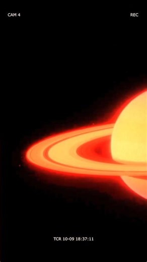 POV: Zooming into Saturn with your 90s Camera #space