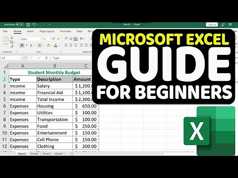 The Beginners Guide to Microsoft Excel