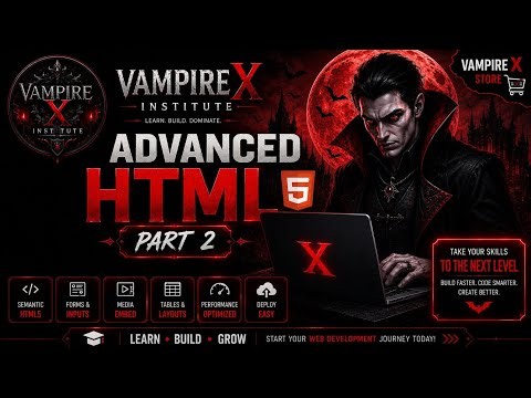 HTML5 Advanced Concepts Explained | Professional Web Development Course (2026)