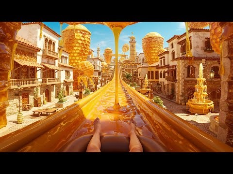 Which slide would you choose?🎢 | 4K Thrilling & Satisfying AI ASMR Magical Slides #4k #aiasmr #asmr