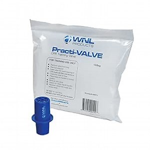 WNL Products 5000TV Practi-Valve CPR Training Valve Fits All WNL Adult Child and Infant Training Masks (10 Pack)