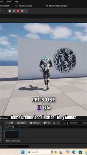 Using Decals for Bullet Hits! #shorts