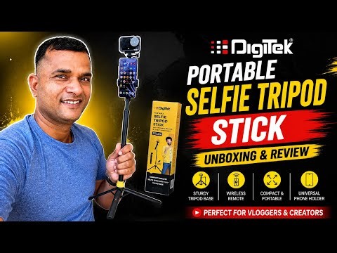 Best Portable Selfie Stick Tripod for Vlogging | DG Tech Review