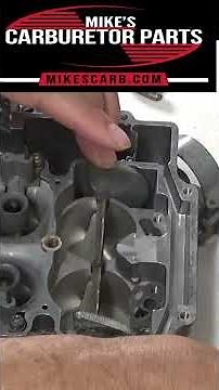 Edelbrock Carburetor Secondary Venturi and Auxiliary Valve