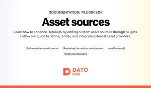 Asset sources