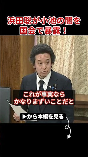 ※浜田聡が国会で小池百合子の癒着問題を暴露！小池、またもや大恥をかく...【小池都知事 さとうさおり 都議会 カイロ大学 学歴詐称疑惑】
