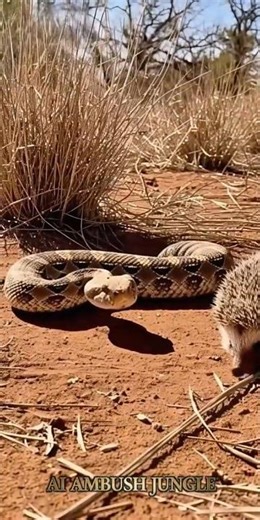 Snake Scared and Dead