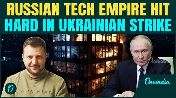 WATCH: Zelensky’s Drones DESTROY Russia’s Silicon Valley In Moscow, ELMA Tech Hub HIT in Night Blitz