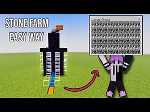 How to Make an Infinite Stone Farm in Minecraft PE – Survival Friendly!