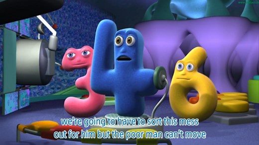 BBC英文动画数字小精灵Numberjacks数学启蒙1-2季全67集，1080P高清视频带英文字幕