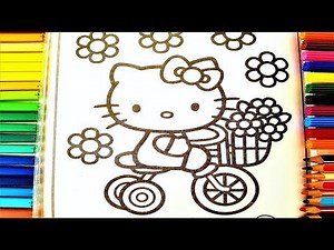 Hello Kitty Coloring Pages