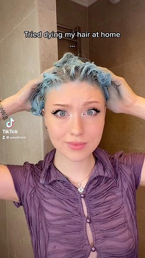 Linzor on Instagram: "Hair reveal!! 🥶 what do you think 😭 Have a whole ass video on YT on this