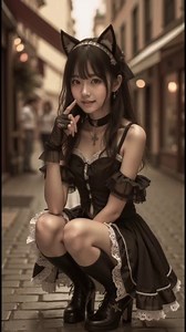 #春のゴスロリ衣装祭り 春の日差しと廃墟の教会を合わせましたしらたま #SynClub Gemini