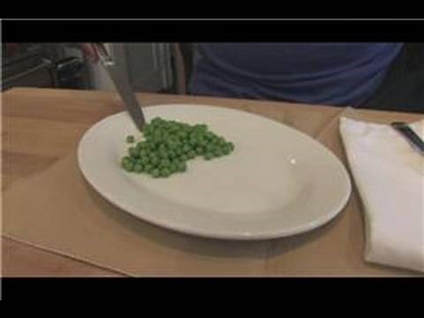 Cooking Lessons : Proper Way to Eat Peas