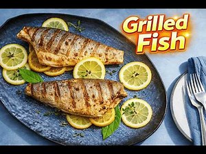 fish grill recipe - grill fish recipe - how to cook fish in grill complete video