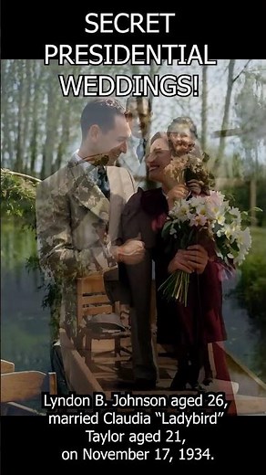 Lyndon B. Johnson & Claudia Taylor Wedding (1934) | Secret Presidential Weddings