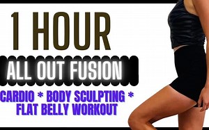 【Cardio Party Mashup Fitness】1小时融合运动，有氧运动+身体塑形+平坦腹部锻炼！