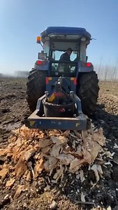 Powerful stump destruction machine | Technological Power