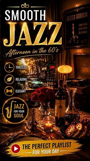 MIDNIGHT BLUE JAZZ | Vintage Afternoon Jazz Cozy Café Ambience for Study & Relaxation