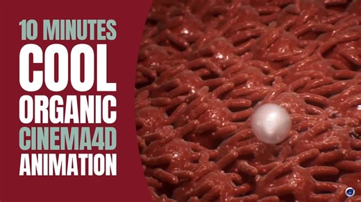 【中配】【C4D教程】医学设计 | 在 Cinema 4D 中模拟有机上皮细胞的运动