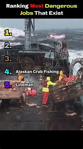 Ranking Most Dangerous Jobs That Exist #ranking